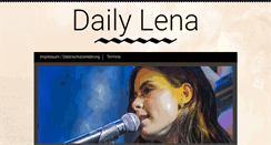Desktop Screenshot of daily-lena.de