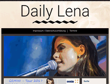 Tablet Screenshot of daily-lena.de